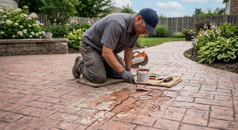 Decorative Concrete Repair in Santa Cruz, CA